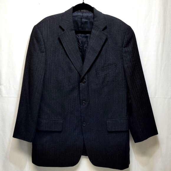 Fenzia 100% Wool Sport Coat Blazer 42 Short S & K Famous Brands Made In Israel - Picture 1 of 9